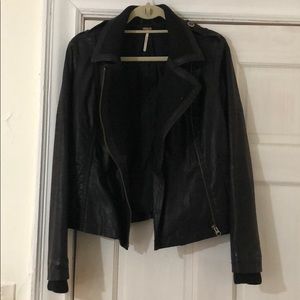 FREE PEOPLE LEATHER JACKET
